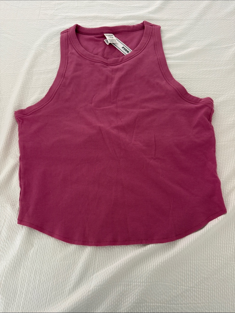 Victoria's Secret Ribbed Tank - Magenta Pink